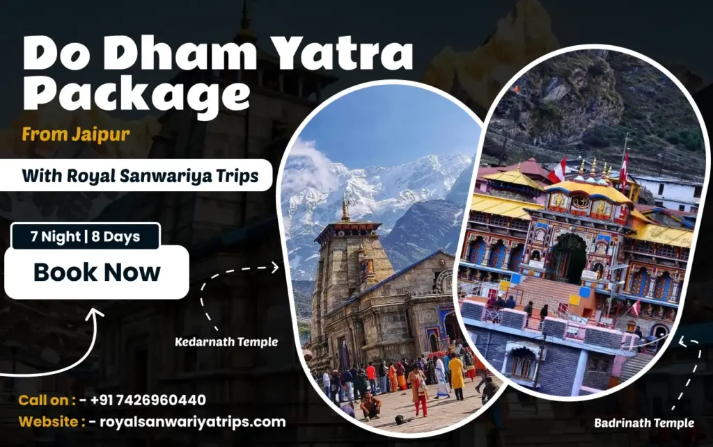 do dham yatra package from jaipur